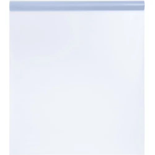 vidaXL Folija za okna statična matirana prozorna siva 90x500 cm PVC