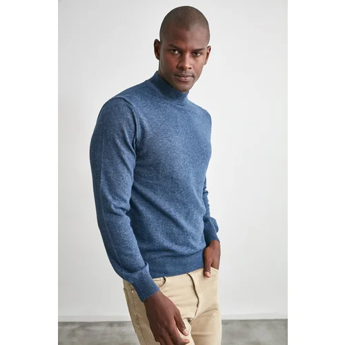 Trendyol Sweater - Blue - Slim