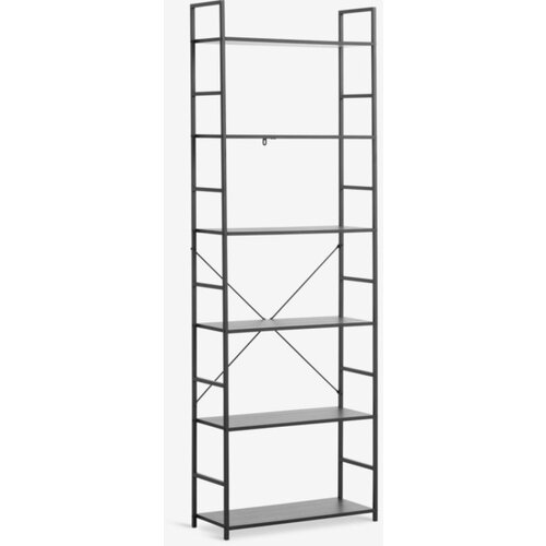  astrup polica sa 6 polica crna ( 3650043 ) Cene