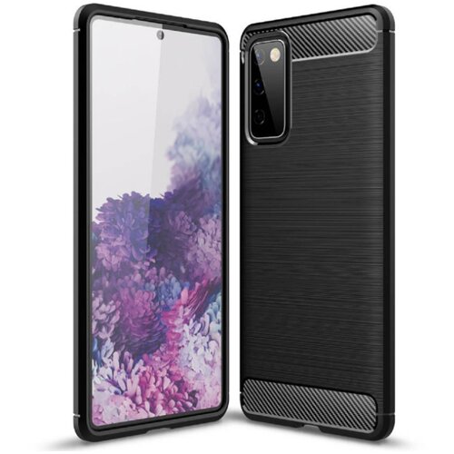 Samsung Silikonski barvni ovitek za Galaxy S20 FE - Carbon črna Cene
