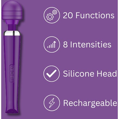 Loving Joy 2024 MasaŽer Loving Joy Magic Wand Purple Slike