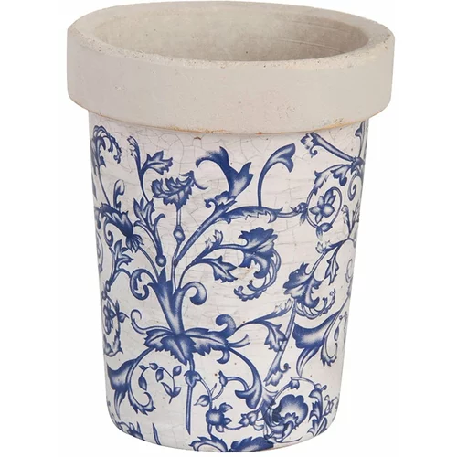 Esschert Design Modro-bela keramična posoda