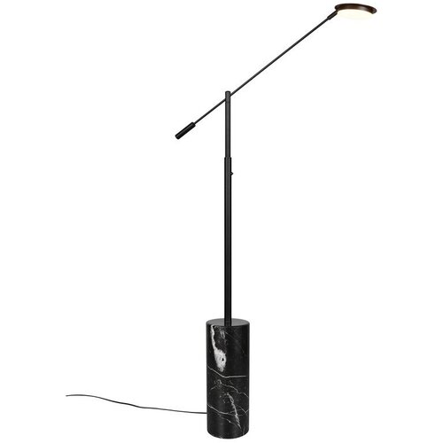 Trio Select Črna LED stoječa svetilka (vi&amp;scaron;ina 145 cm) Fiore &amp;ndash; Slike