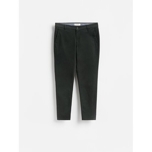 Reserved Chino slim fit hlače - čeličnozeleno Cijene