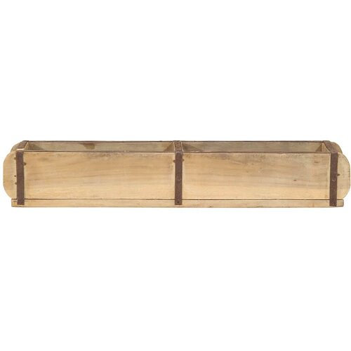  Pladanj 4 pcs Smeđa 57 x 15 x 9 cm Čvrsto drvo iz reciklaže Slike