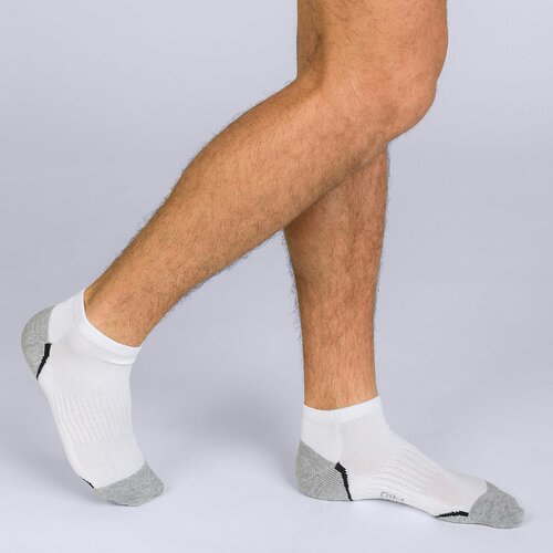 DIM SPORT IN-SHOE 3x - Men's Sports Socks 3 Pairs - White Cene