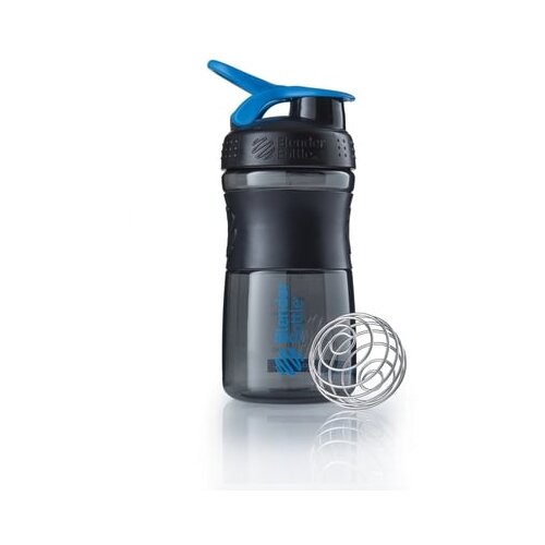 BlenderBottle Sportmixer Fashion Line 590 ml - Black/Cyan Cene