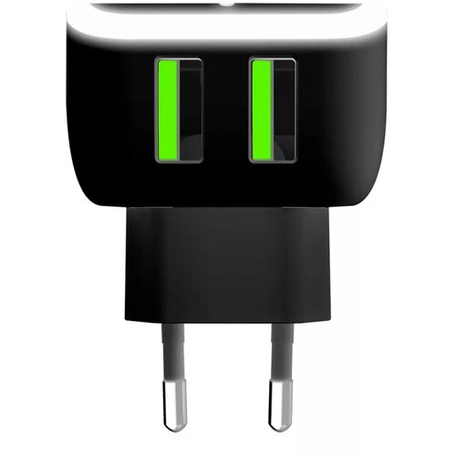 Celly wall charger with night light - black Cene