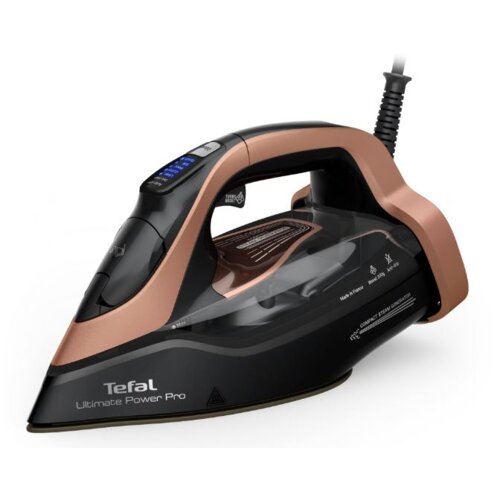 Tefal Ultimate Power Pro FV9E50 Glačalo za suho & parno glačanje Durilium AirGlide Autoclean soleplate 3200 W Crno, Bakar Cijene