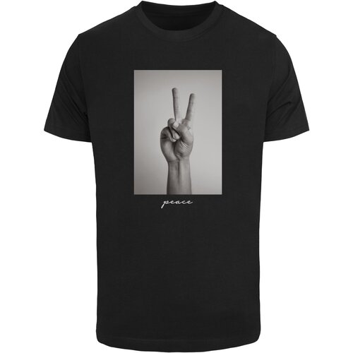 Mister Tee Black T-shirt with peace sign Cijene
