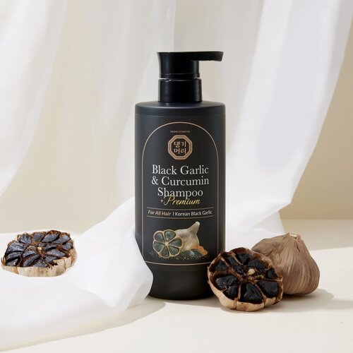 DAENG GI MEO RI Black Garlic &amp;amp; Curcumin Shampoo globinsko regeneracijski &amp;scaron;ampon za okrepitev in rast las 500 ml Slike