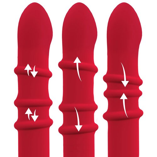 You2Toys Rabbit vibrator s 3 gibajočimi prstani (R5402042) Slike