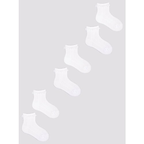 Yoclub Kids's 3Pack Girl's Socks With Frill SKL-0008G-0100 Cene