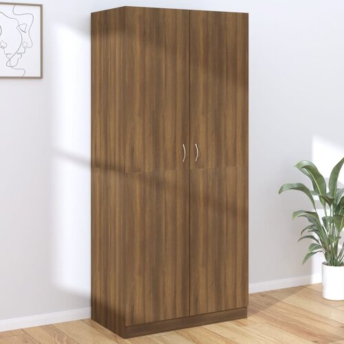 VidaXL Ormar boja smeđeg hrasta 90 x 52 x 200 cm od konstruiranog drva Slike