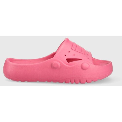Tommy Jeans Natikači Flatform Archive ženski, roza barva Slike