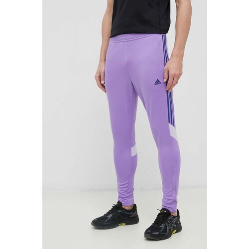 Adidas Hlače za trening Tiro boja: ljubičasta, s aplikacijom Slike