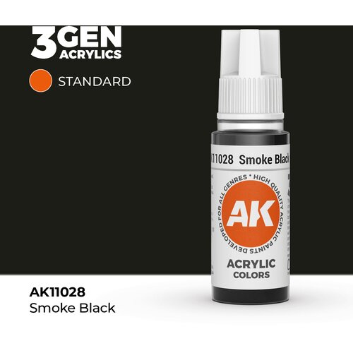 AK Interactive Smoke Black 17ml - 3rd Gen Akrilna Boja AK11028 Cene