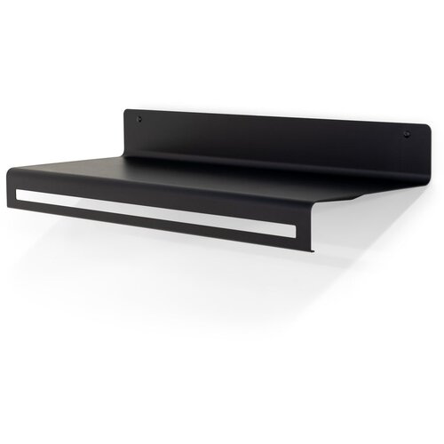 Spinder Design Črn kovinski stenski obešalnik s polico Sway – Cene