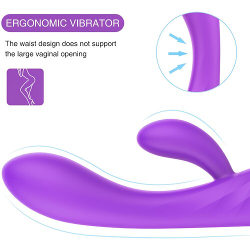 Sex HD Muses - Vodoodporni ogrevani vibrator z možnostjo polnjenja (vijolična) Slike