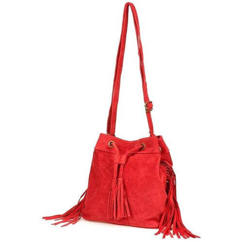 Vera Pelle Naramna torba kraw03red Rdeča Slike