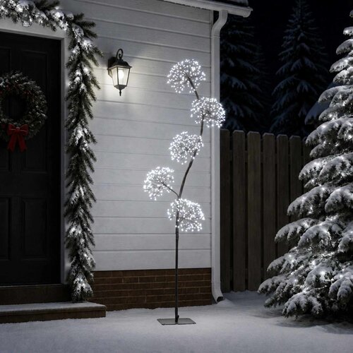  LED božićno drvce u obliku slova S 2 kom. Bijela Cijene