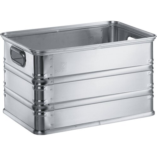 Zarges transportni in podstavni voziček za posode za zlaganje iz aluminija, prostornina 55 l, primerno za transport na valjčnih progah Cene