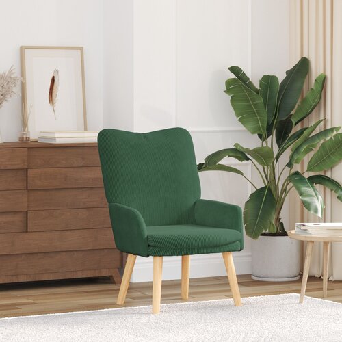 vidaXL OpRelaxing Chair u džungli zelena baršunasta tkanina Cijene
