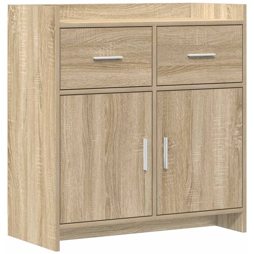 vidaXL Strani &scaron;al Sonoma hrast 75 x 36 x 80 cm Inženirski les, (5000253221) Cene