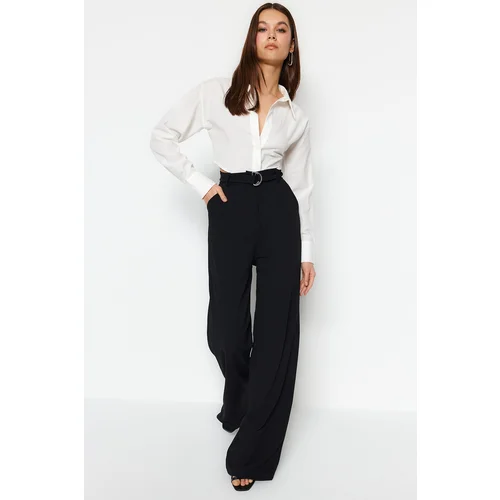 Trendyol Pants - Black - Wide leg