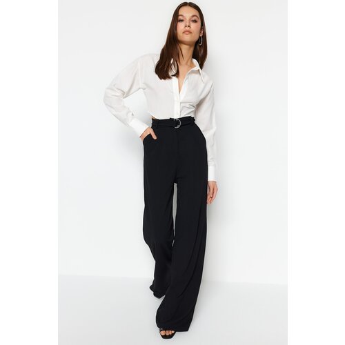 Trendyol Pants - Black - Wide leg Slike