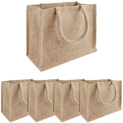  Torbe od jute 5 Prirodna 26 x 22 x 14 cm 100% Jut Cijene