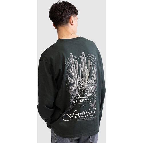 Redefined Rebel RRMarc Boxy Fit Majica z dolgimi rokavi scarab Slike