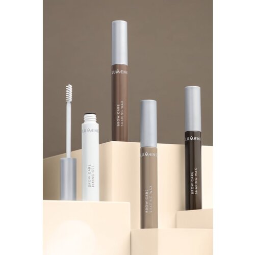 Lumene Nordic Makeup vosek za fiksacijo obrvi odtenek 2 Grey Brown 5 ml Slike