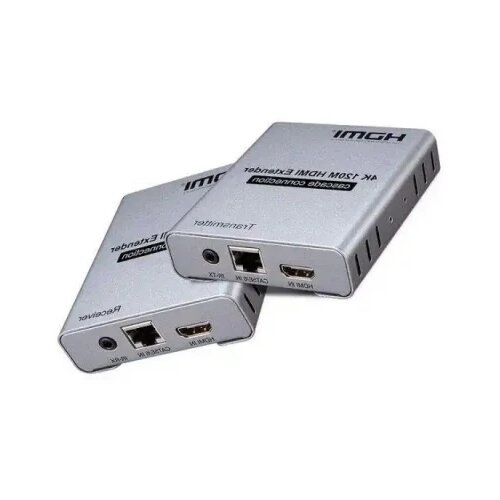 Kettz HDMI Extender 4K 120m 2 adaptera 5e6 HDEX-120 Slike