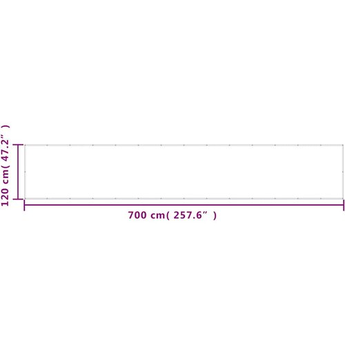  zaslon krem 120x700 cm 100 % poliester Oxford Slike