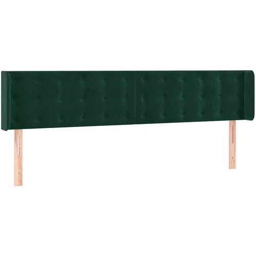  LED uzglavlje tamnozeleno 183x16x78/88 cm bar&amp;scaron;unasto Slike