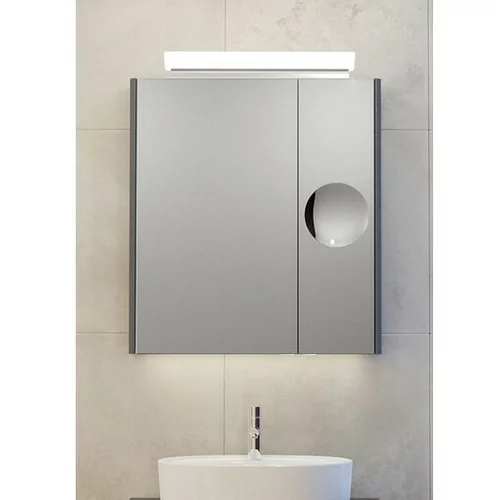 Tboss toaletna omarica z ogledalom CUT 75 cm pepelno siva