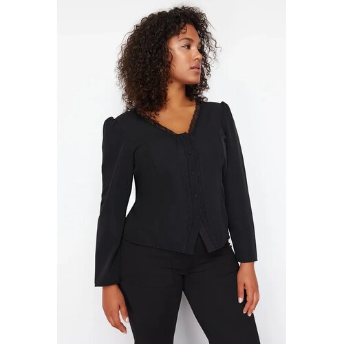 Trendyol Ženska bluza TBBSS24AF00091, Crna Slike