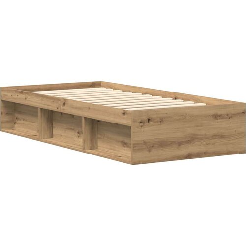  Okvir kreveta bez madraca boja hrasta artisan 90x190 cm Slike