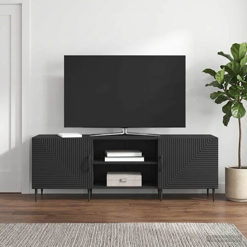  ormar 150 x 31 x 50 cm Crna Konstruirano drvo Cijene