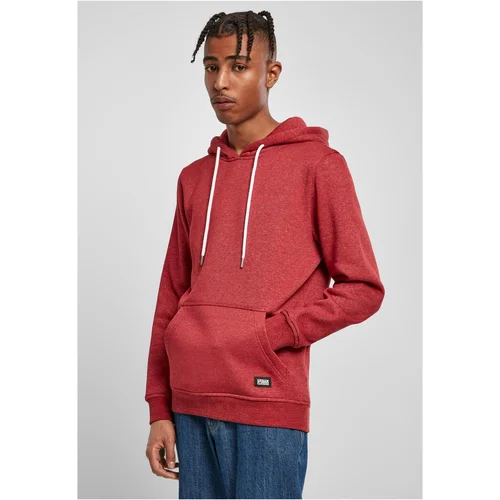 UC Men Basic Melange Hoody bloodstonemelange