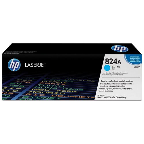 HEWLETT-PACKARD HP 824A Cyan Original LaserJet Toner Cartridge Slike