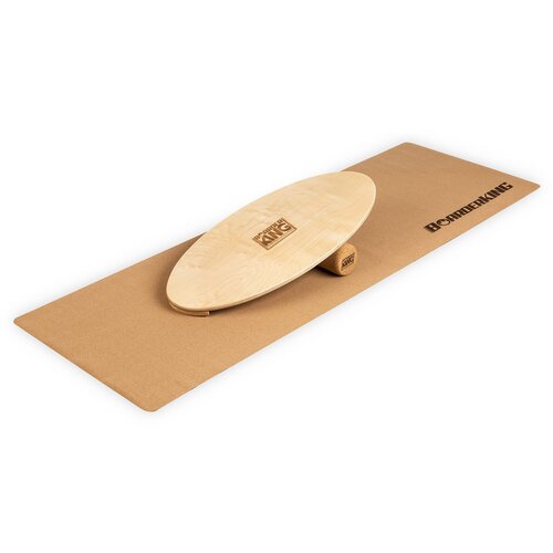 Boarderking Indoorboard Allrounder, daska za balans, podloga, valjak, drvo / pluto Cijene