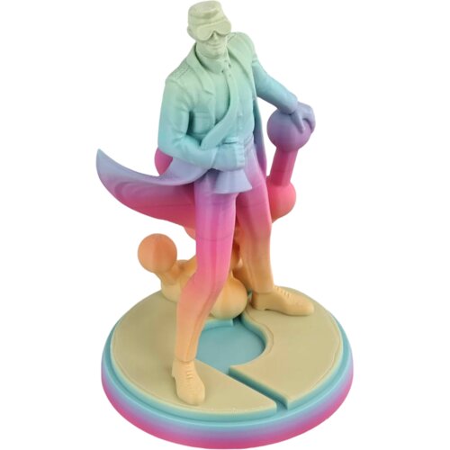 Polymaker Panchroma&amp;trade; PLA Gradient Satin Rainbow, 1,75 mm / 1000 g Slike