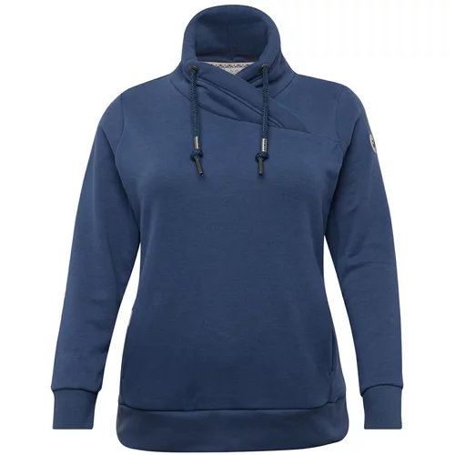 Ragwear Plus Sweater majica 'NESKA COMFY' mornarsko plava