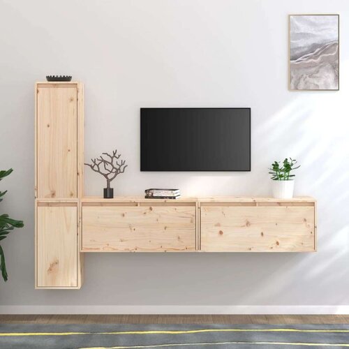 TV omarica 4 kosi trdna borovina, (20730050) Cene