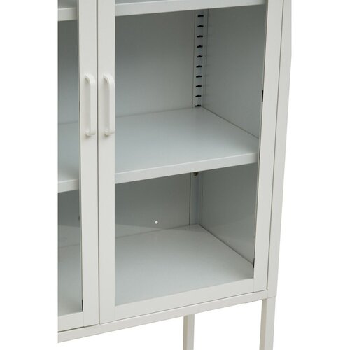 Premier Housewares Bela jeklena vitrina 75x150x35 cm Acier &amp;ndash; Slike