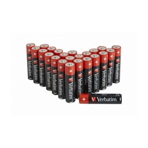  Baterija VERBATIM AAA Alkalna AAA-LR3 (LR03) BLISTER 24kom Slike