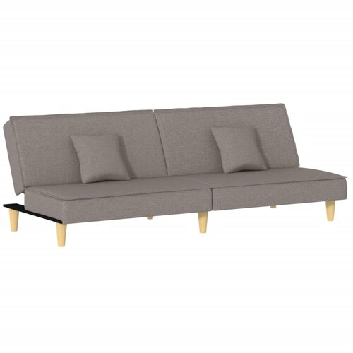 Maison Chic Raztegljiv kavč - Raztegljivi divan taupe blago, (21728487) Cene