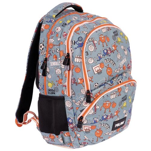 MILAN Ruksak Sports, 4 zipa 25lit, zeleni P5 Slike